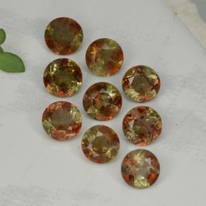 2.16 ctw Pink Andalusite Stones, Natural Andalusite in Round Facet Shape for Sale