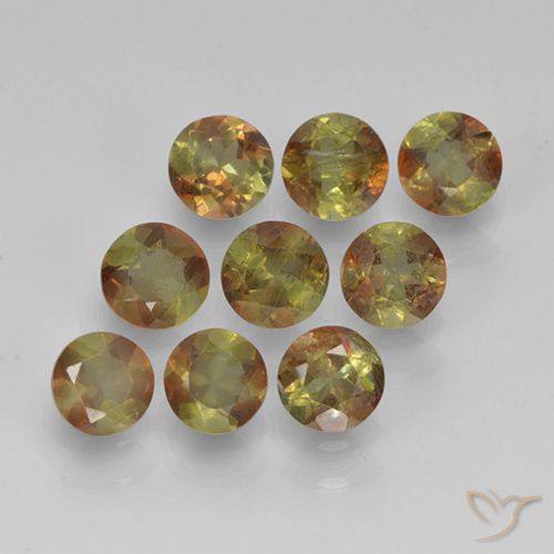 2,19 ct Andalusit im Rundschliff, 4,1 mm aus Brasilien, Photo A