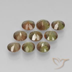 Andalusite Gemstones in 4 mm (calibrated) Size for Sale, Andalusite Stones in Multicolor Color