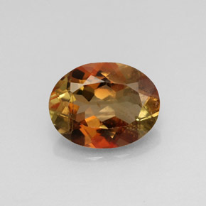 1.82 ct Multicolor Andalusite Gemstone, Andalusite Gem in Oval Facet Shape for Sale.