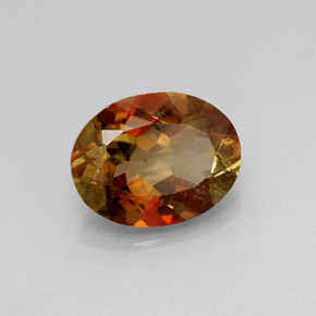 1.82 ct Multicolor Andalusite Stone, Natural Andalusite in Oval Facet Shape for Sale