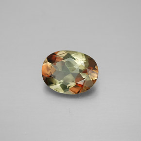 1.47 ct Multicolor Andalusite Stone, Natural Andalusite in Oval Facet Shape for Sale