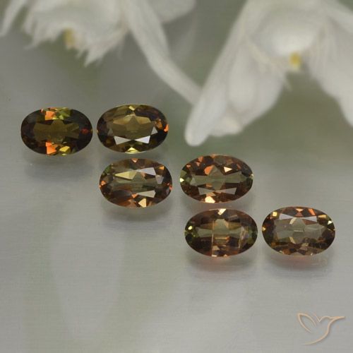 2.36ctw Natural Multicolor Andalusite, Oval, VVS-VS