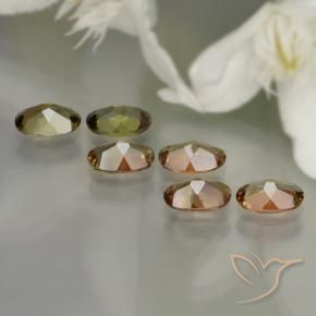 Andalusite Gemstones in 6 x 4 mm (calibrated) Size for Sale, Andalusite Stones in Multicolor Color