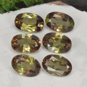 2.66 ctw Multicolor Andalusite Stones, Natural Andalusite in Oval Facet Shape for Sale