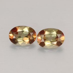 1.49 ct Multicolor Andalusite Gemstone, Andalusite Gem in Oval Facet Shape for Sale.