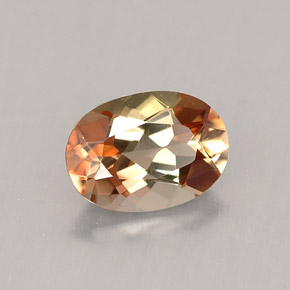 0.82 ct Multicolor Andalusite Stone, Natural Andalusite in Oval Facet Shape for Sale