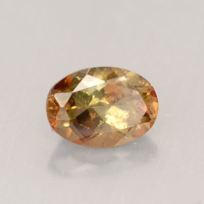 0.87 ct Multicolor Andalusite Stone, Natural Andalusite in Oval Facet Shape for Sale