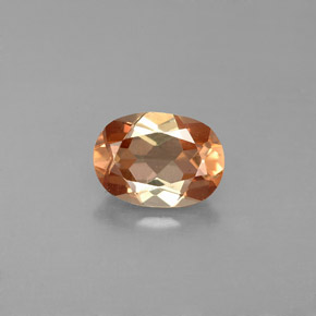 1.28 ct Multicolor Andalusite Gemstone, Andalusite Gem in Oval Facet Shape for Sale.