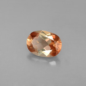 1.28 ct Multicolor Andalusite Stone, Natural Andalusite in Oval Facet Shape for Sale
