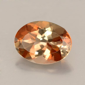 1.17 ct Multicolor Andalusite Gemstone, Andalusite Gem in Oval Facet Shape for Sale.