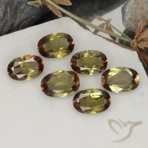 2.35 ctw Multicolor Andalusite Stones, Natural Andalusite in Oval Facet Shape for Sale
