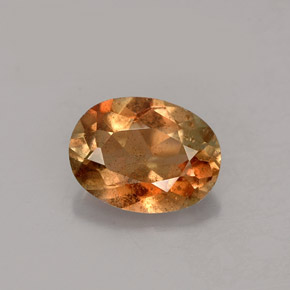 1.28 ct Multicolor Andalusite Gemstone, Andalusite Gem in Oval Facet Shape for Sale.