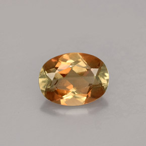 1.25 ct Multicolor Andalusite Gemstone, Andalusite Gem in Oval Facet Shape for Sale.