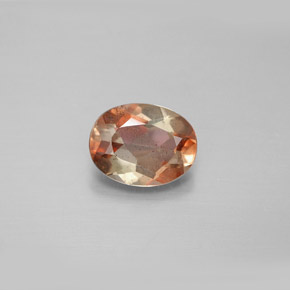 1.35 ct Multicolor Andalusite Gemstone, Andalusite Gem in Oval Facet Shape for Sale.