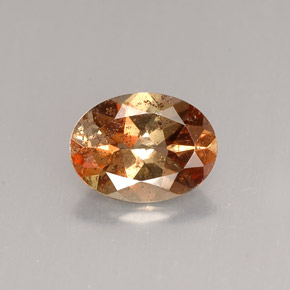 1.17 ct Multicolor Andalusite Gemstone, Andalusite Gem in Oval Facet Shape for Sale.