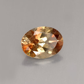 1.17 ct Multicolor Andalusite Stone, Natural Andalusite in Oval Facet Shape for Sale