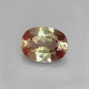 1.15 ct Multicolor Andalusite Gemstone, Andalusite Gem in Oval Facet Shape for Sale.
