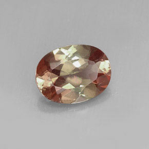1.15 ct Multicolor Andalusite Stone, Natural Andalusite in Oval Facet Shape for Sale