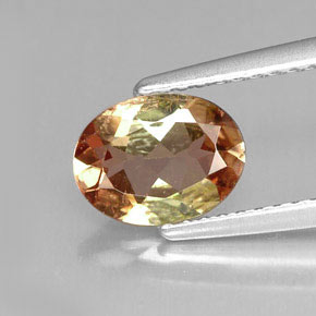 1.05 ct Multicolor Andalusite Gemstone, Andalusite Gem in Oval Facet Shape for Sale.