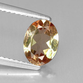 1.05 ct Multicolor Andalusite Stone, Natural Andalusite in Oval Facet Shape for Sale