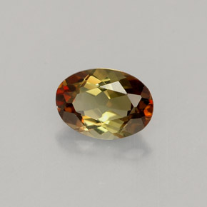 0.77 ct Multicolor Andalusite Stone, Natural Andalusite in Oval Facet Shape for Sale