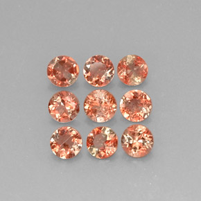 2.25 ctw Multicolor Andalusite Stones, Natural Andalusite in Round Facet Shape for Sale