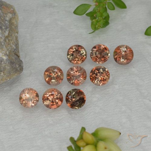 2.57 ct Round Cut Andalusite, 4 mm From Brazil, Photo A