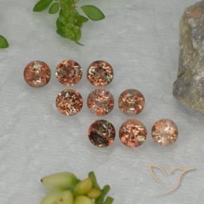 2.57 ctw Multicolor Andalusite Stones, Natural Andalusite in Round Facet Shape for Sale