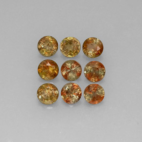 2.34 ct Multicolor Andalusite Gemstone, Andalusite Gem in Round Facet Shape for Sale.