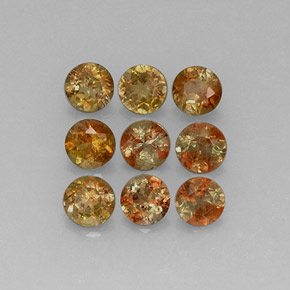 2.34 ct Multicolor Andalusite Stone, Natural Andalusite in Round Facet Shape for Sale