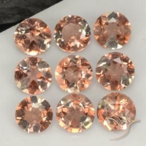 2.18 ctw Multicolor Andalusite Stones, Natural Andalusite in Round Facet Shape for Sale