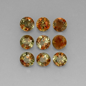 2.22 ct Multicolor Andalusite Stone, Natural Andalusite in Round Facet Shape for Sale