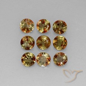2.14 ctw Multicolor Andalusite Stones, Natural Andalusite in Round Facet Shape for Sale