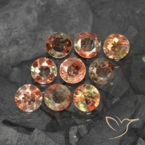 1.90 ctw Multicolor Andalusite Stones, Natural Andalusite in Round Facet Shape for Sale
