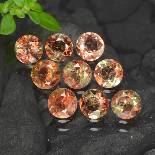 Multicolor Andalucita Gema - 0.2ct Faceta Redonda (ID: 279604)
