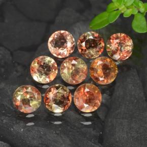 2.20 ctw Multicolor Andalusite Stones, Natural Andalusite in Round Facet Shape for Sale