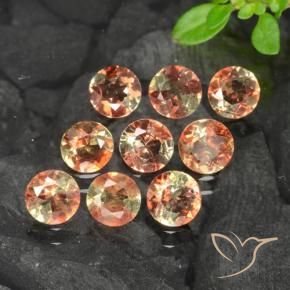 2.12 ctw Multicolor Andalusite Stones, Natural Andalusite in Round Facet Shape for Sale