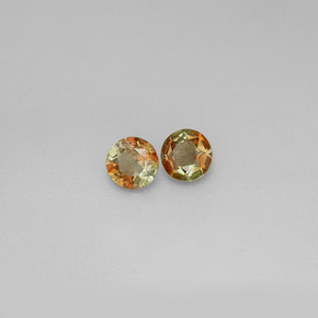 0.45 ct Multicolor Andalusite Stone, Natural Andalusite in Round Facet Shape for Sale