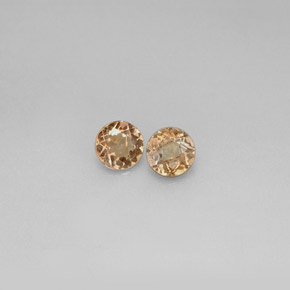 0.53 ct Multicolor Andalusite Gemstone, Andalusite Gem in Round Facet Shape for Sale.
