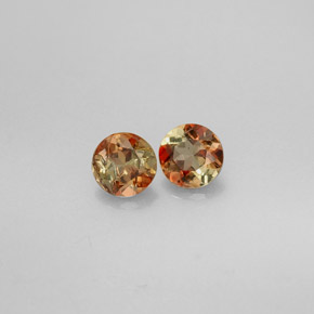 0.49 ct Multicolor Andalusite Stone, Natural Andalusite in Round Facet Shape for Sale