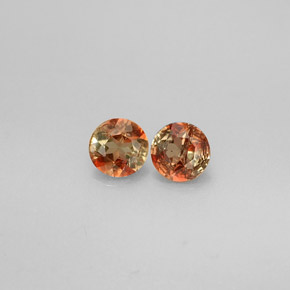 0.45 ct Multicolor Andalusite Gemstone, Andalusite Gem in Round Facet Shape for Sale.