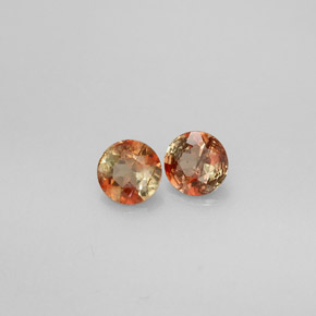 0.45 ct Multicolor Andalusite Stone, Natural Andalusite in Round Facet Shape for Sale