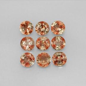 Multicolor Andalusite Gem - 0.3ct Round Facet (ID: 279895)