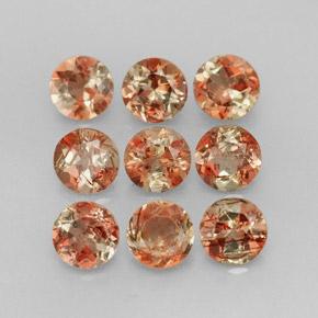2.30 ctw Multicolor Andalusite Stones, Natural Andalusite in Round Facet Shape for Sale