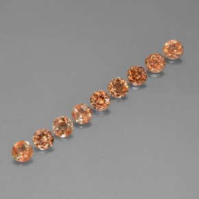2.25 ct Multicolor Andalusite Gemstone, Andalusite Gem in Round Facet Shape for Sale.