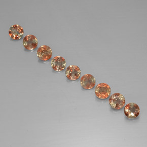 2.22 ct Multicolor Andalusite Gemstone, Andalusite Gem in Round Facet Shape for Sale.