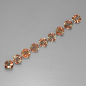 2.22 ct Multicolor Andalusite Stone, Natural Andalusite in Round Facet Shape for Sale