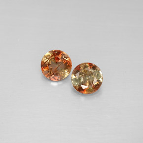 0.44 ct Multicolor Andalusite Gemstone, Andalusite Gem in Round Facet Shape for Sale.