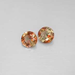 0.44 ct Multicolor Andalusite Stone, Natural Andalusite in Round Facet Shape for Sale